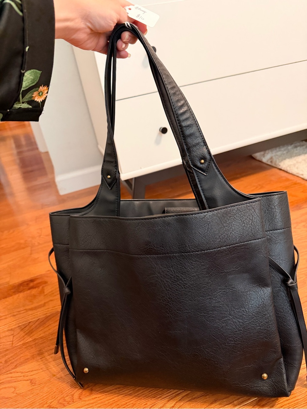 Classic Black Tote Bag - Versatile Everyday Carry